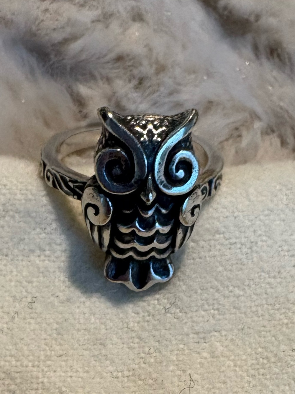James Avery Retired Woodland Owl Ring🦉